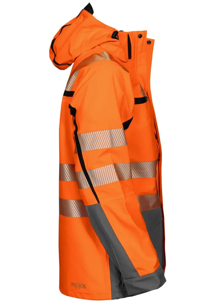 6417 FUNKTIONSJACKE EN ISO 20471 KLASSE 3/2 - Orange/Grau