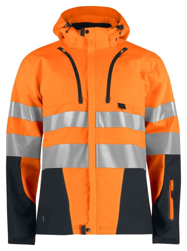 6419 FUNKTIONSJACKE EN ISO 20471 KLASSE 3/2 - Orange/Schwarz