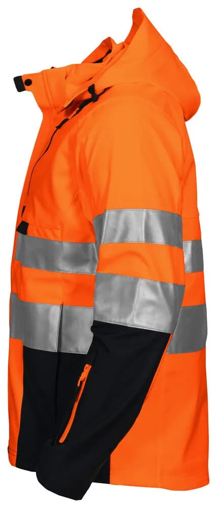6419 FUNKTIONSJACKE EN ISO 20471 KLASSE 3/2 - Orange/Schwarz
