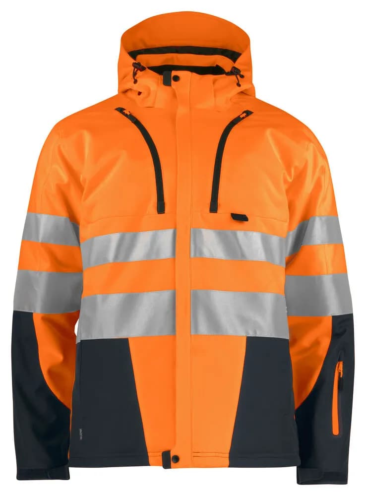 6420 FUNKTIONSJACKE EN ISO 20471 KLASSE 3/2 - Orange/Schwarz
