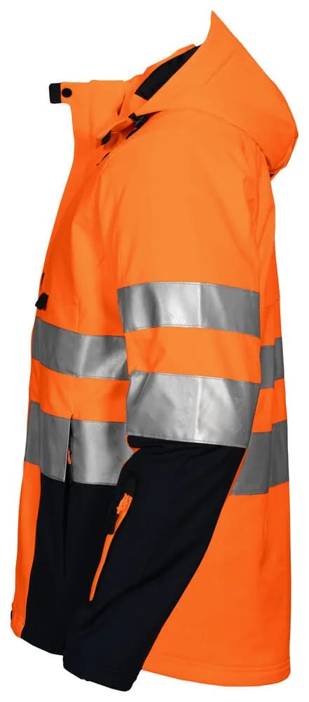 6420 FUNKTIONSJACKE EN ISO 20471 KLASSE 3/2 - Orange/Schwarz