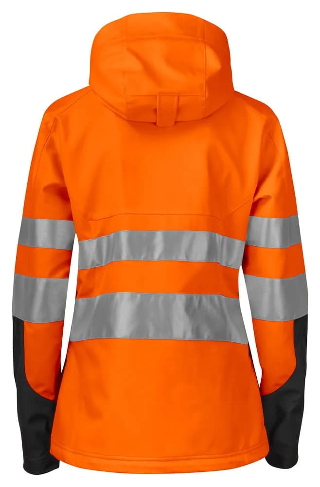 6423 DAMEN JACKE EN ISO 20471 KLASSE 3/2 - Orange/Schwarz