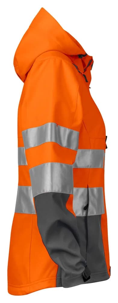 6423 DAMEN JACKE EN ISO 20471 KLASSE 3/2 - Orange/Grau