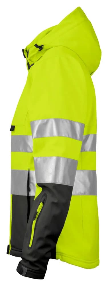 6424 GEFÜTTERTE DAMENJACKE EN ISO 20471 KLASSE 3/2 - Gelb/Schwarz