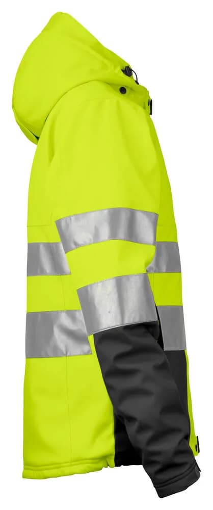 6424 GEFÜTTERTE DAMENJACKE EN ISO 20471 KLASSE 3/2 - Gelb/Schwarz