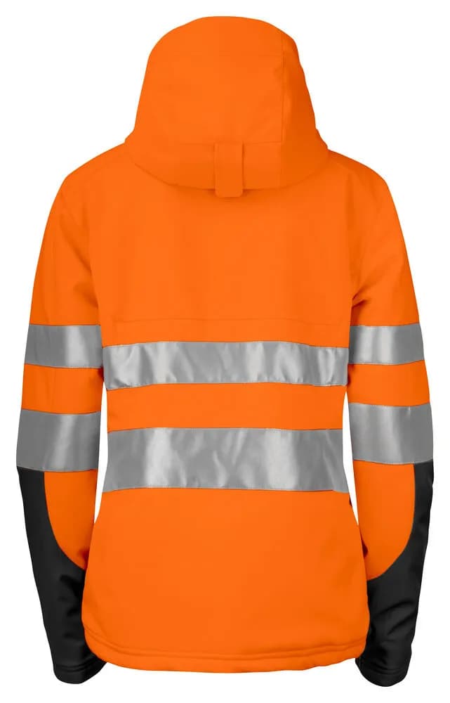 6424 GEFÜTTERTE DAMENJACKE EN ISO 20471 KLASSE 3/2 - Orange/Schwarz