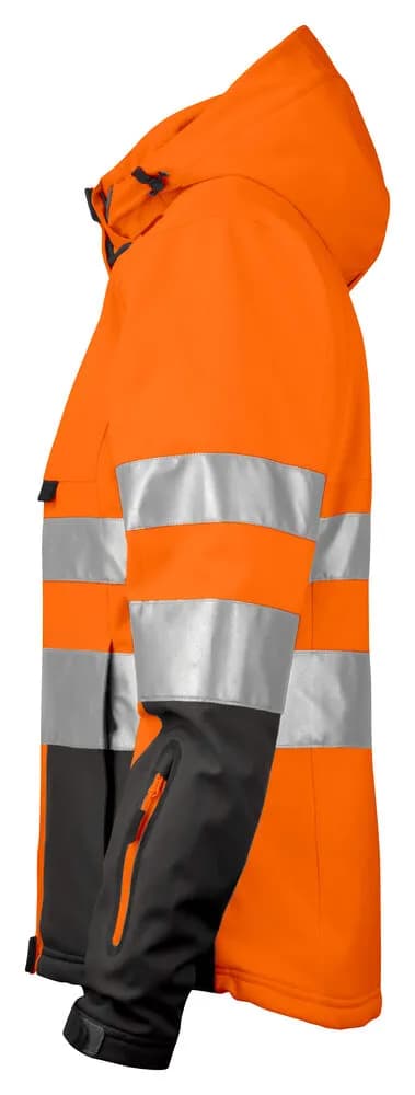 6424 GEFÜTTERTE DAMENJACKE EN ISO 20471 KLASSE 3/2 - Orange/Schwarz