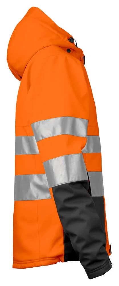 6424 GEFÜTTERTE DAMENJACKE EN ISO 20471 KLASSE 3/2 - Orange/Schwarz