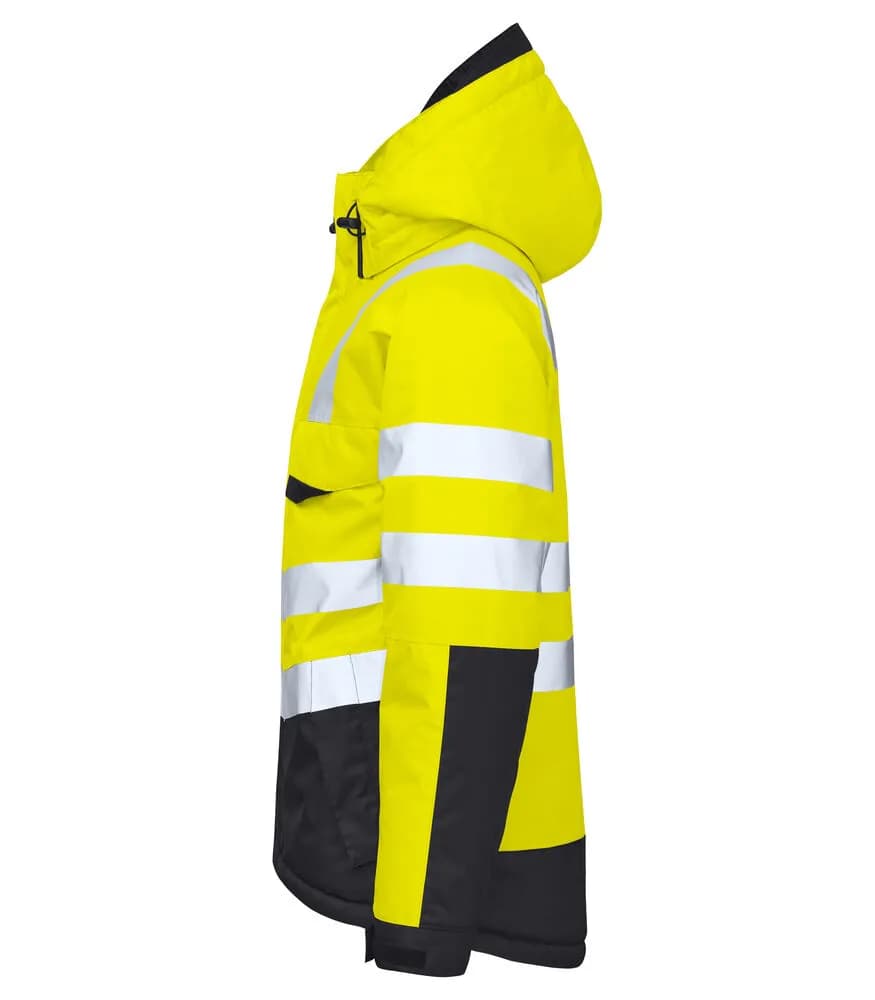 6425 FUNKTIONSJACKE, WATTIERT EN ISO 20471 KLASSE 3 - Gelb/Schwarz