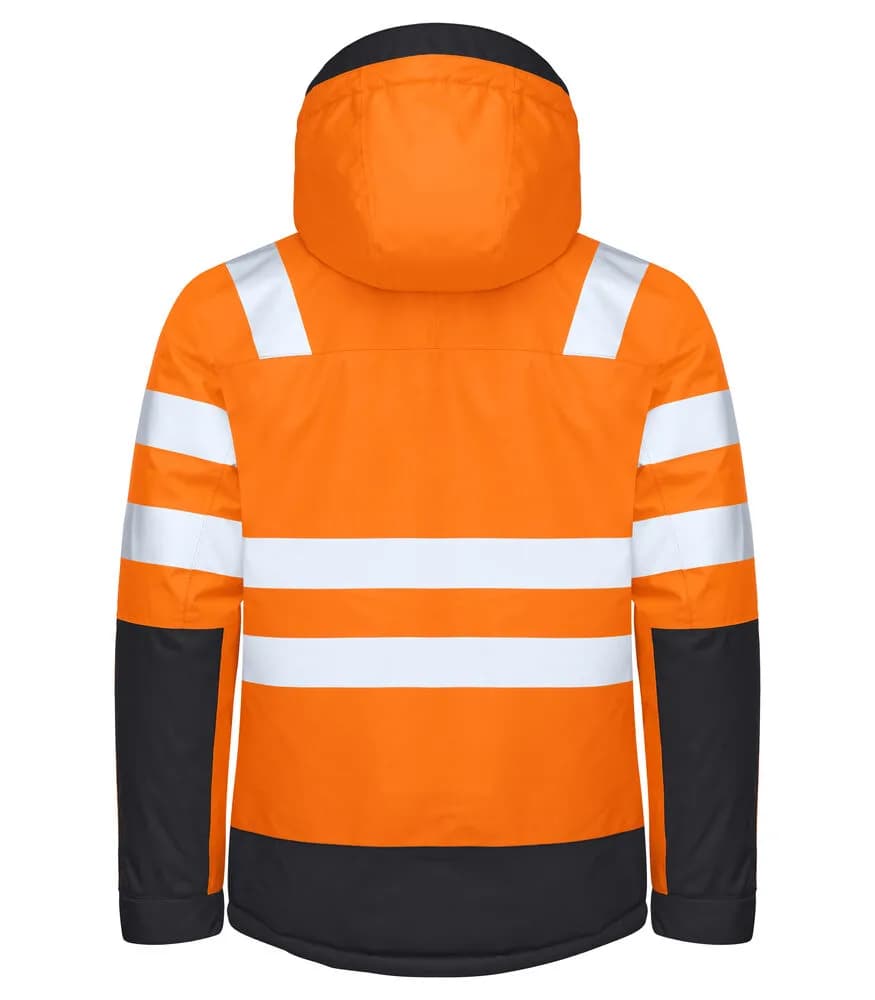 6425 FUNKTIONSJACKE, WATTIERT EN ISO 20471 KLASSE 3 - Orange/Schwarz