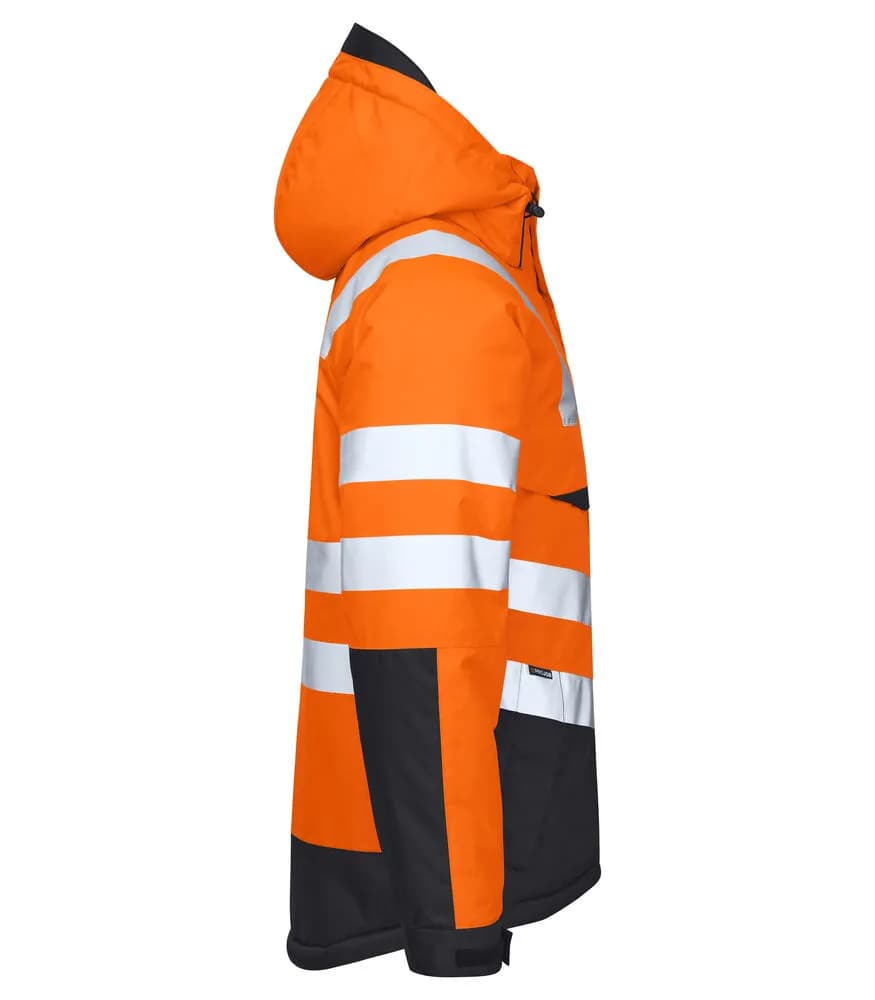 6425 FUNKTIONSJACKE, WATTIERT EN ISO 20471 KLASSE 3 - Orange/Schwarz