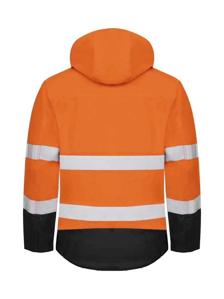 6440 FUNKTIONSJACKE EN ISO 20471 KLASSE 3 - Orange/Schwarz
