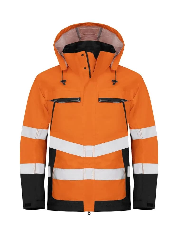 6440 FUNKTIONSJACKE EN ISO 20471 KLASSE 3 - Orange/Schwarz