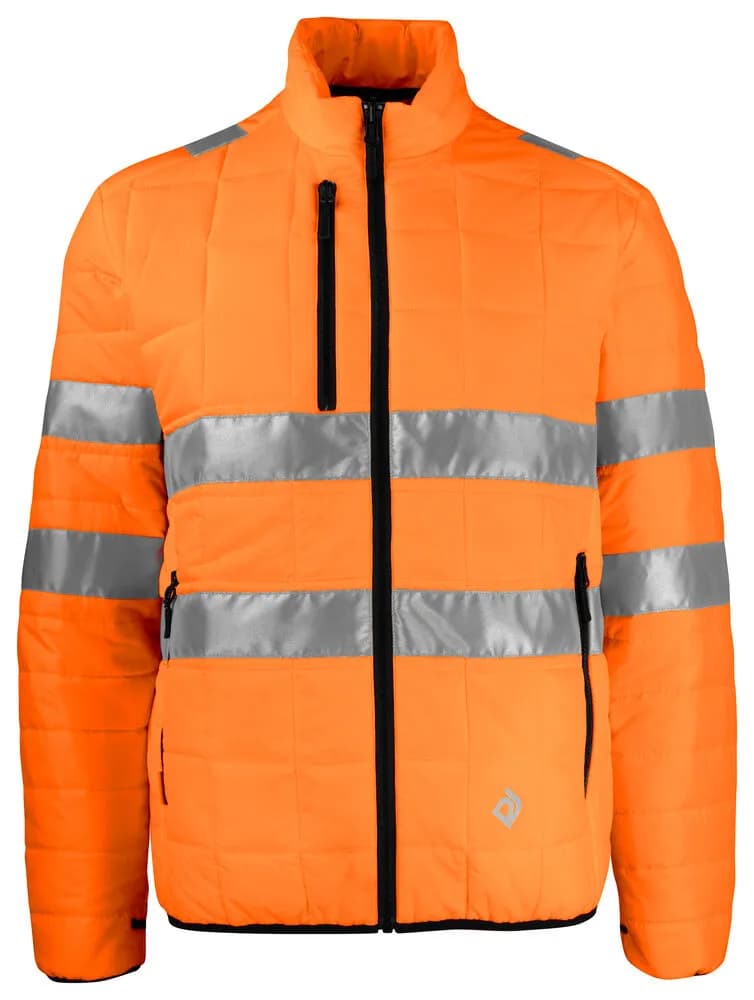 6444 JACKE EN ISO 20471 KLASSE 3 - Orange/Schwarz