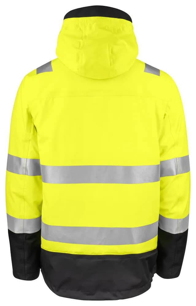 6445 3-IN-1 FUNKTIONSJACKE EN ISO 20471 KLASSE 3/2 - Gelb/Schwarz