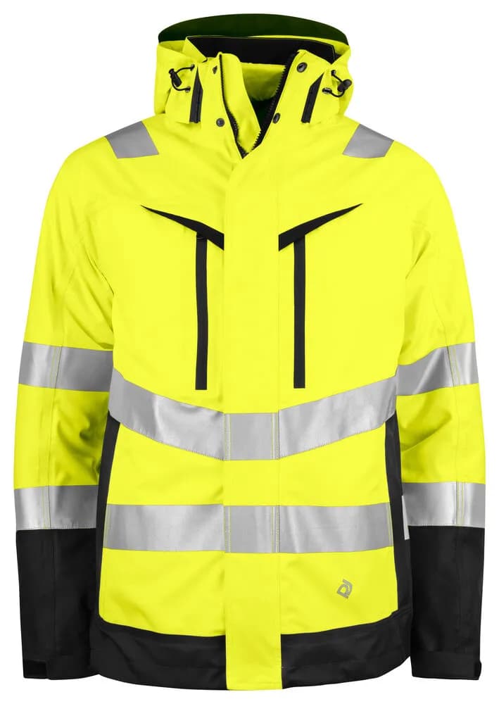 6445 3-IN-1 FUNKTIONSJACKE EN ISO 20471 KLASSE 3/2 - Gelb/Schwarz