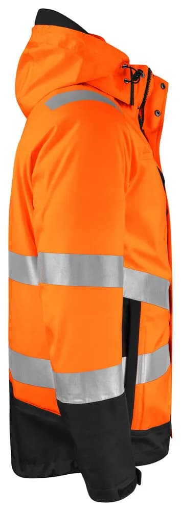 6445 3-IN-1 FUNKTIONSJACKE EN ISO 20471 KLASSE 3/2 - Orange/Schwarz