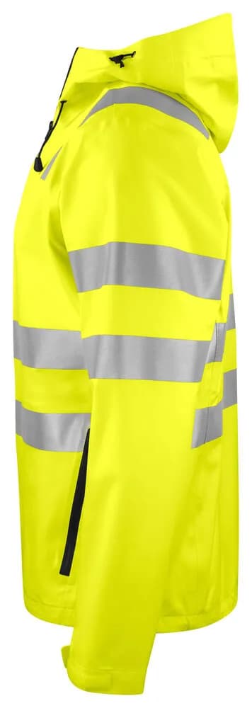 6450 REGENJACKE EN ISO 20471 KLASSE 3 - Gelb/Schwarz