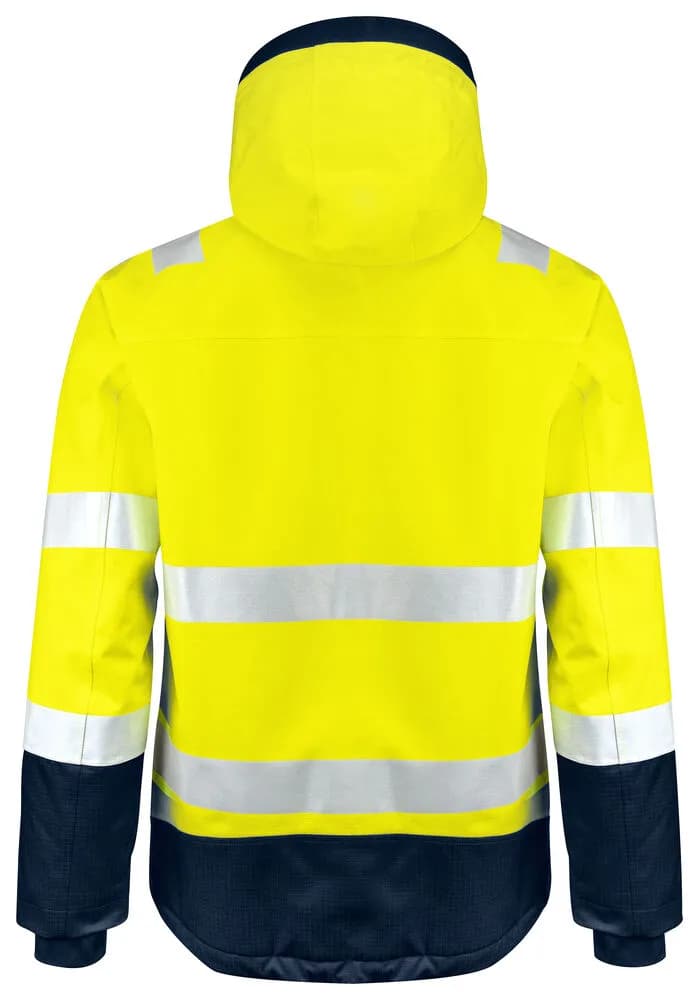 6453 FUNKTIONSJACKE EN ISO 20471 KLASSE 3 - Gelb/Marine