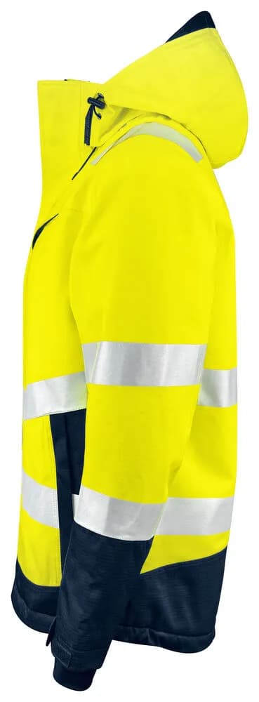 6453 FUNKTIONSJACKE EN ISO 20471 KLASSE 3 - Gelb/Marine
