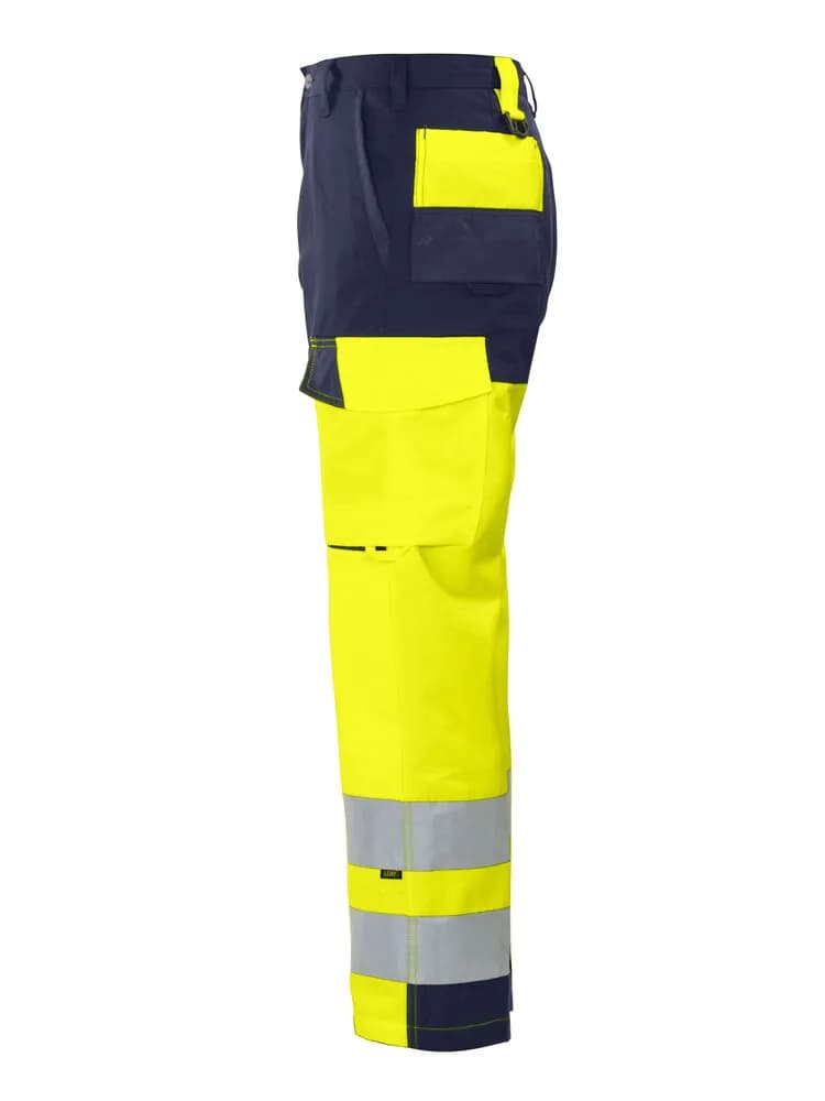 6501 ARBEITSHOSE EN ISO 20471 KLASSE 2 - Gelb/Marine