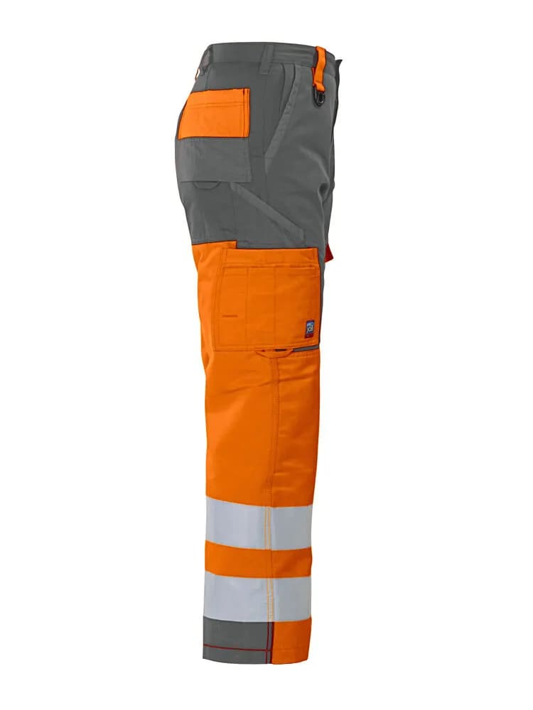 6501 ARBEITSHOSE EN ISO 20471 KLASSE 2 - Orange/Grau