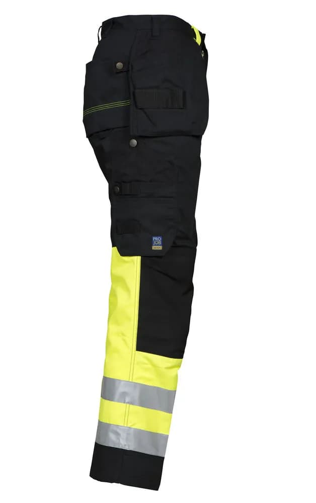 6502 ARBEITSHOSE EN ISO 20471 KLASSE 1 - Gelb/Schwarz