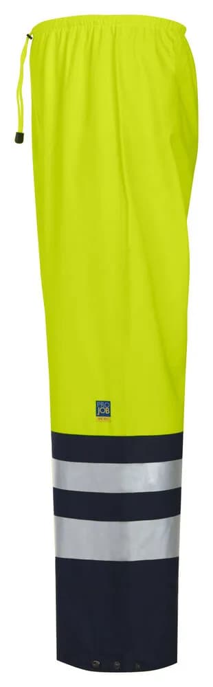 6504 REGENHOSE EN ISO 20471 KLASSE 2 - Gelb/Schwarz