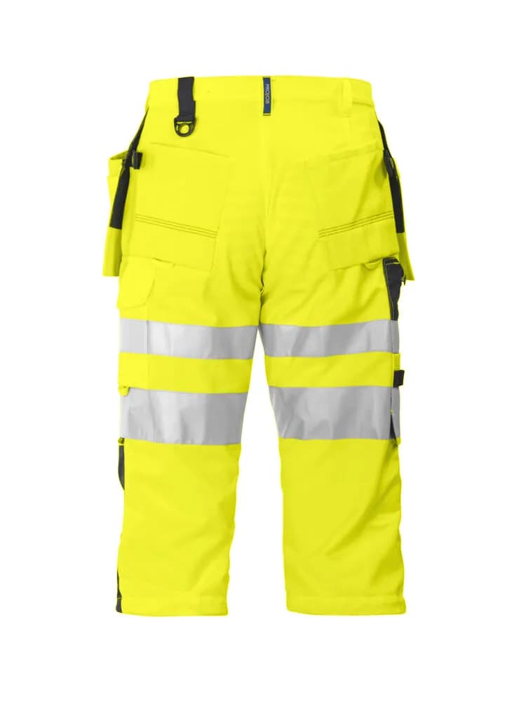 6510 PIRATENHOSE EN ISO 20471 KLASSE 2 - Gelb/Marine