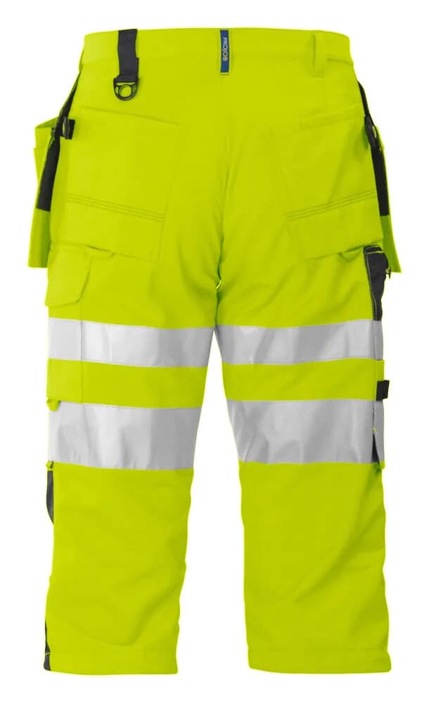6510 PIRATENHOSE EN ISO 20471 KLASSE 2 - Gelb/Schwarz