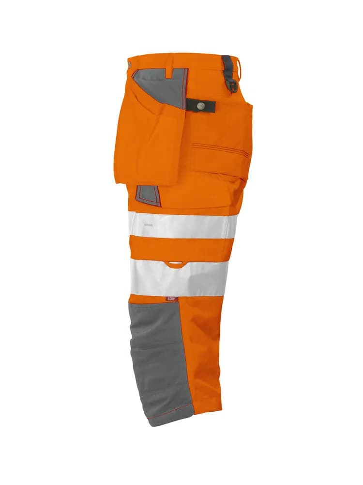 6510 PIRATENHOSE EN ISO 20471 KLASSE 2 - Orange/Grau
