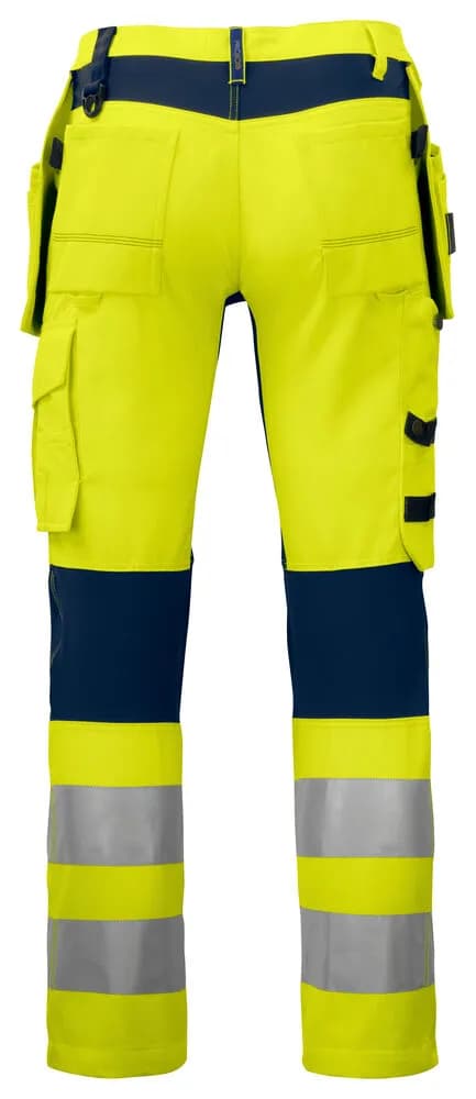 6513 ARBEITSHOSE EN ISO 20471 KLASSE 2/1 - Gelb/Marine