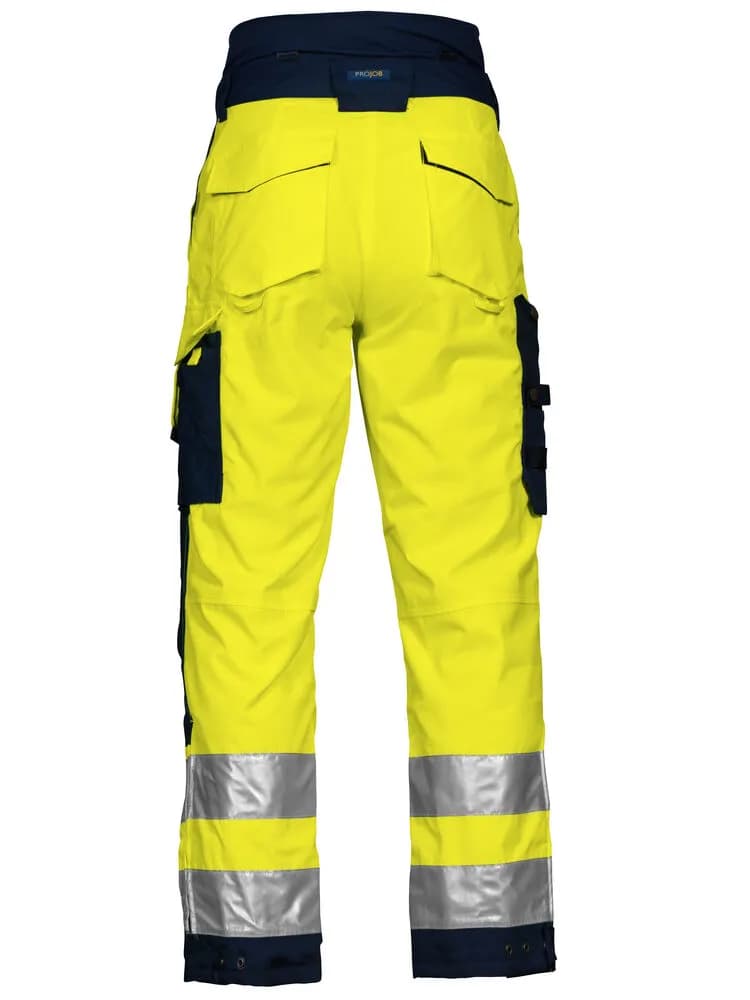 6514 GEFÜTTERTE HOSE HV EN ISO 20471 KLASSE 2 - Gelb/Marine