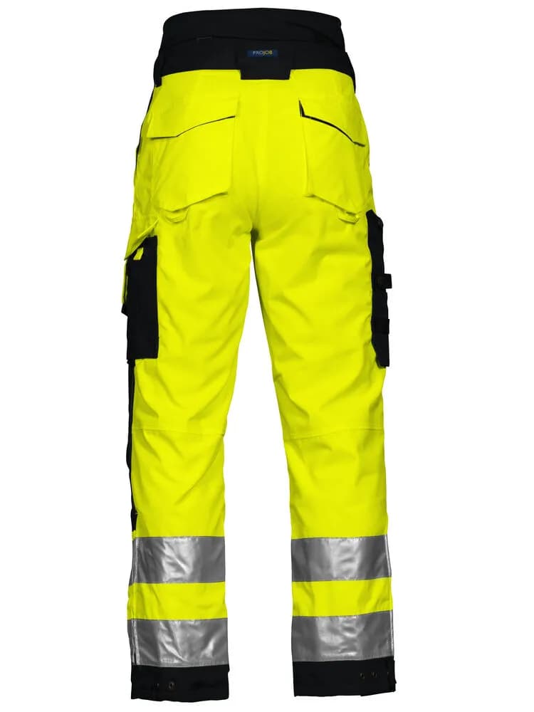 6514 GEFÜTTERTE HOSE HV EN ISO 20471 KLASSE 2 - Gelb/Schwarz