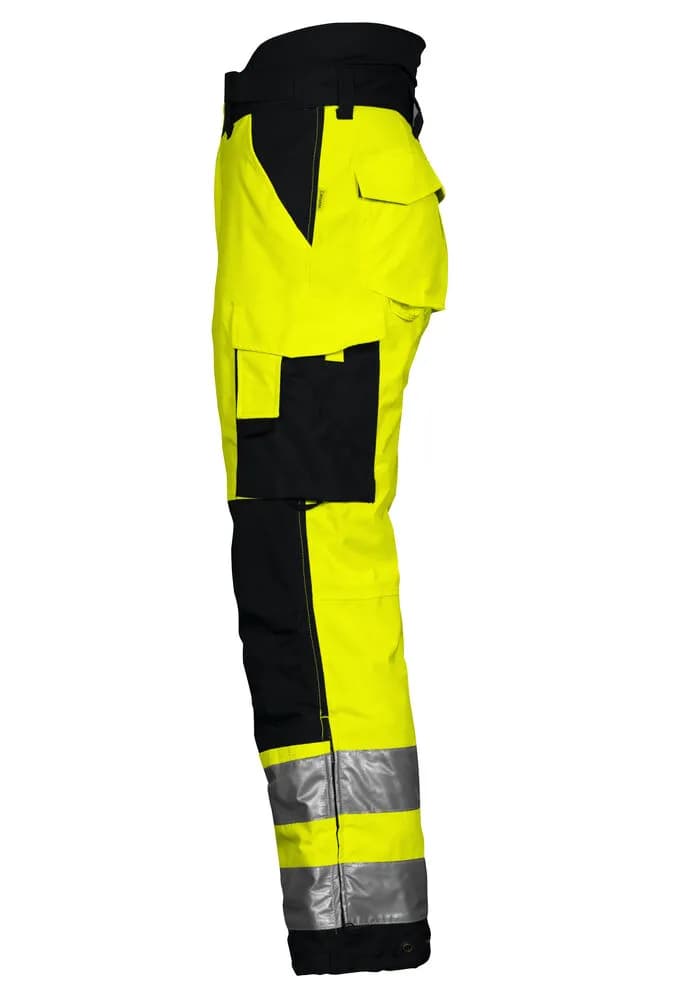 6514 GEFÜTTERTE HOSE HV EN ISO 20471 KLASSE 2 - Gelb/Schwarz