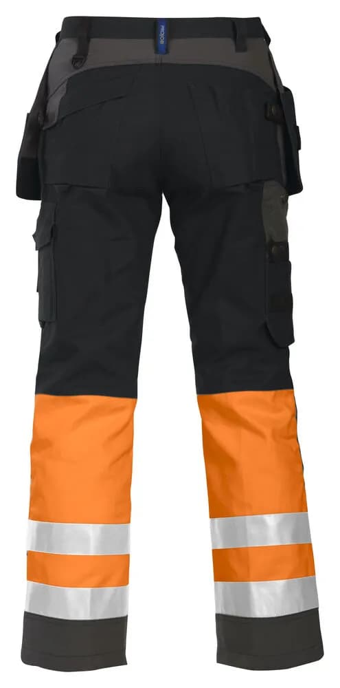 6522 ARBEITSHOSE EN ISO 20471 KLASSE 1 - Orange/Schwarz
