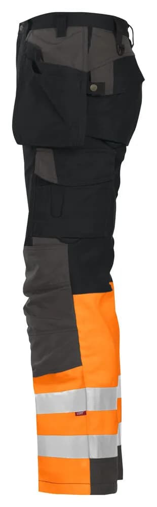 6522 ARBEITSHOSE EN ISO 20471 KLASSE 1 - Orange/Schwarz