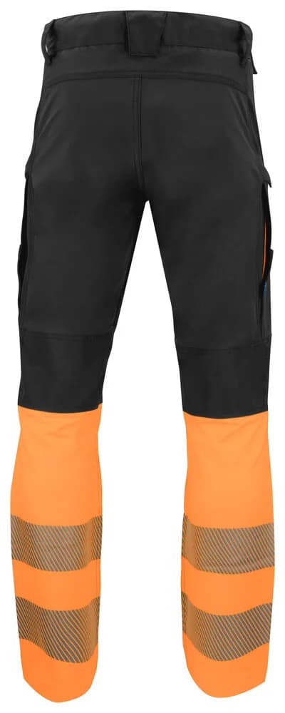 6528 STRETCH HOSE EN ISO 20471 KLASSE 1 - Orange/Schwarz