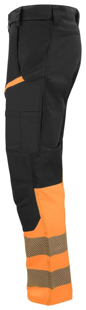 6528 STRETCH HOSE EN ISO 20471 KLASSE 1 - Orange/Schwarz