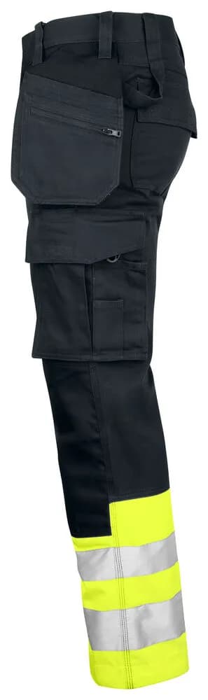 6530 ARBEITSHOSE EN ISO 20471 KLASSE 1 - Gelb/Schwarz