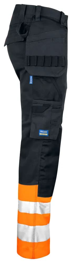 6530 ARBEITSHOSE EN ISO 20471 KLASSE 1 - Orange/Schwarz