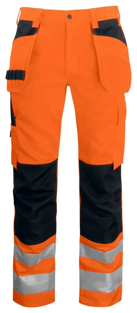 6531 ARBEITSHOSE EN ISO 20471 KLASSE 2 - Orange/Schwarz