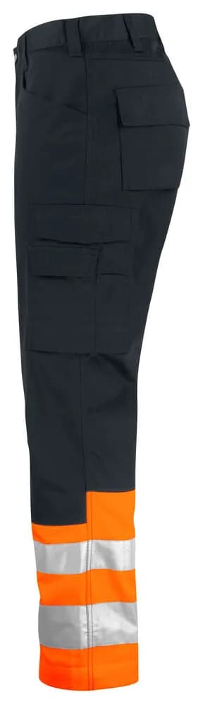 6533 ARBEITSHOSE EN ISO 20471 KLASSE 1 - Orange/Schwarz