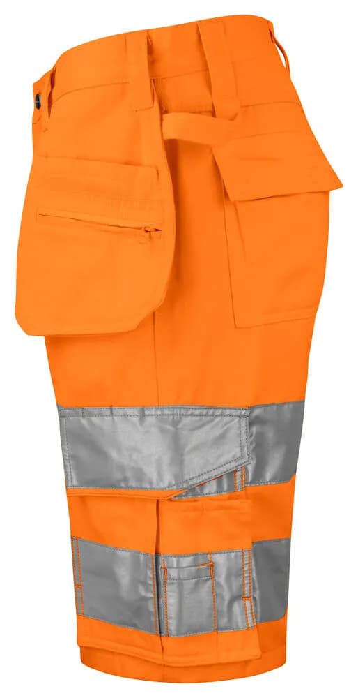 6535 SHORTS EN ISO 20471 KLASSE 2/1 - Orange/Schwarz