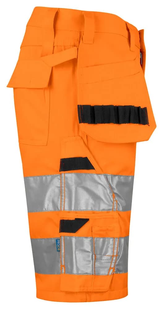 6535 SHORTS EN ISO 20471 KLASSE 2/1 - Orange/Schwarz