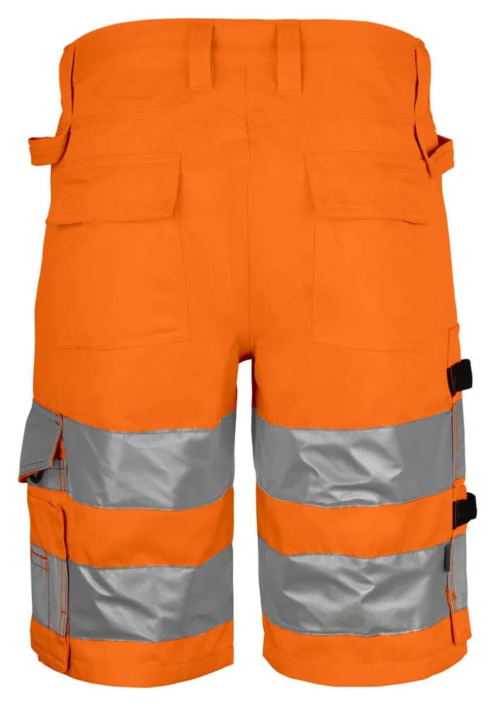 6536 SHORTS EN ISO 20471 KLASSE 2/1 - Orange/Schwarz