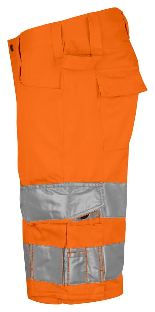 6536 SHORTS EN ISO 20471 KLASSE 2/1 - Orange/Schwarz