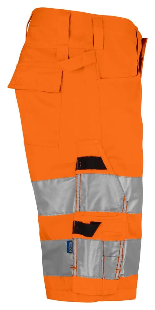 6536 SHORTS EN ISO 20471 KLASSE 2/1 - Orange/Schwarz