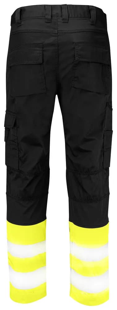 6537 SERVICEHOSE STRETCH EN ISO 20471 KLASSE 1 - Gelb/Schwarz