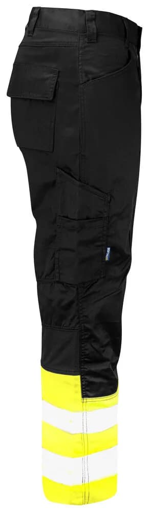 6537 SERVICEHOSE STRETCH EN ISO 20471 KLASSE 1 - Gelb/Schwarz